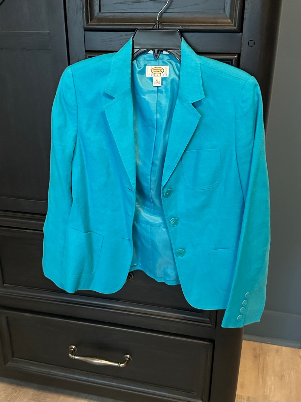 VTG Talbots Turquoise Blazer Jacket
